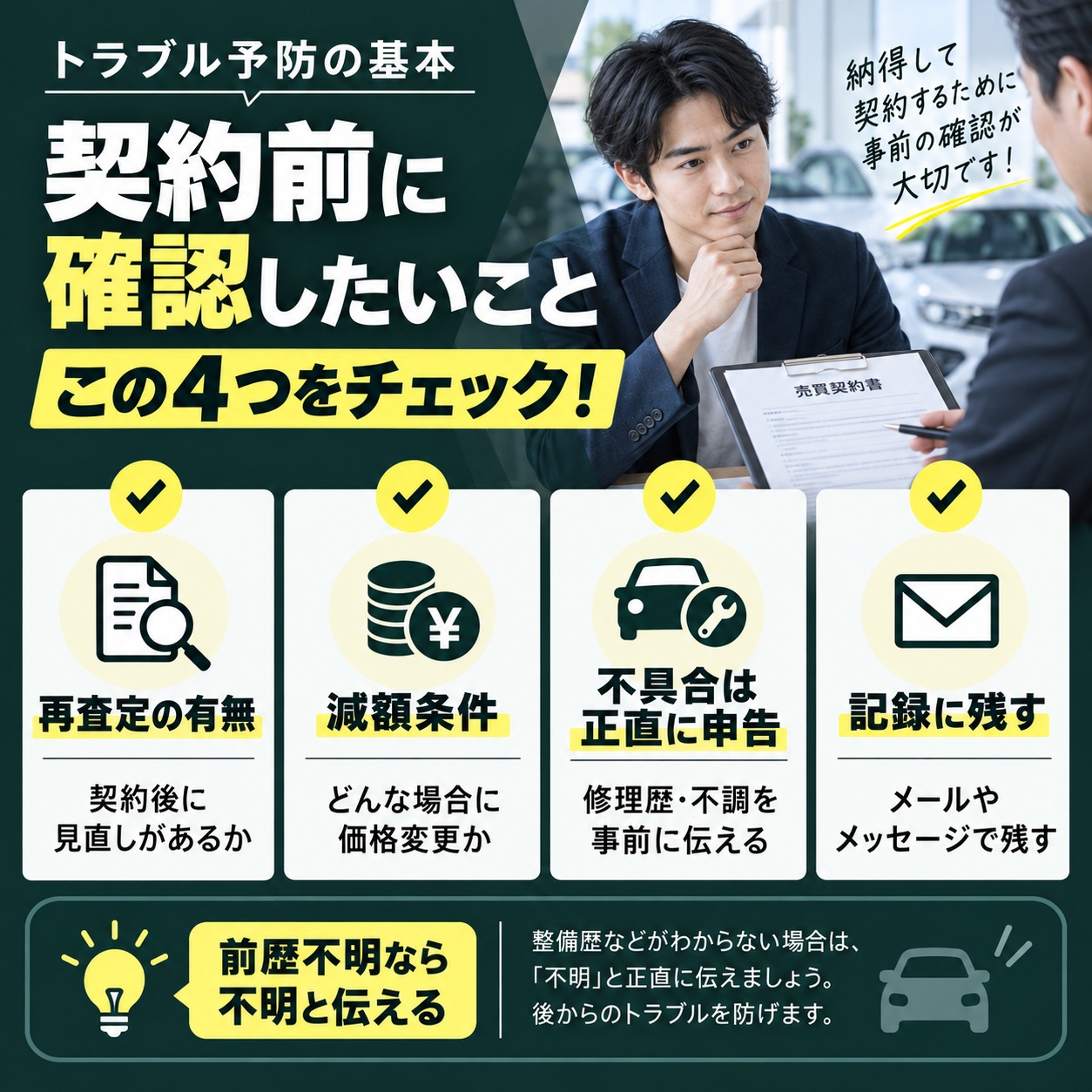 二重査定を防ぐため契約前に確認すること